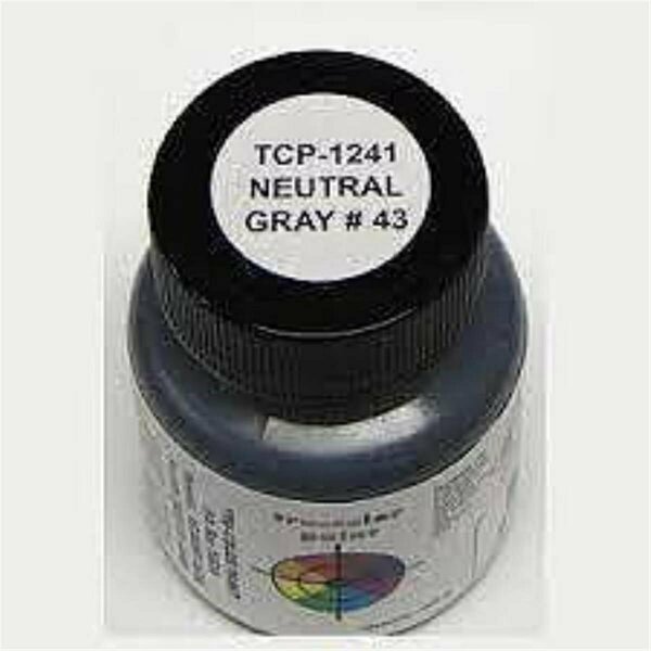 Tru-Color Paint No.43 Paint, Us Neutral Gray TCP1241